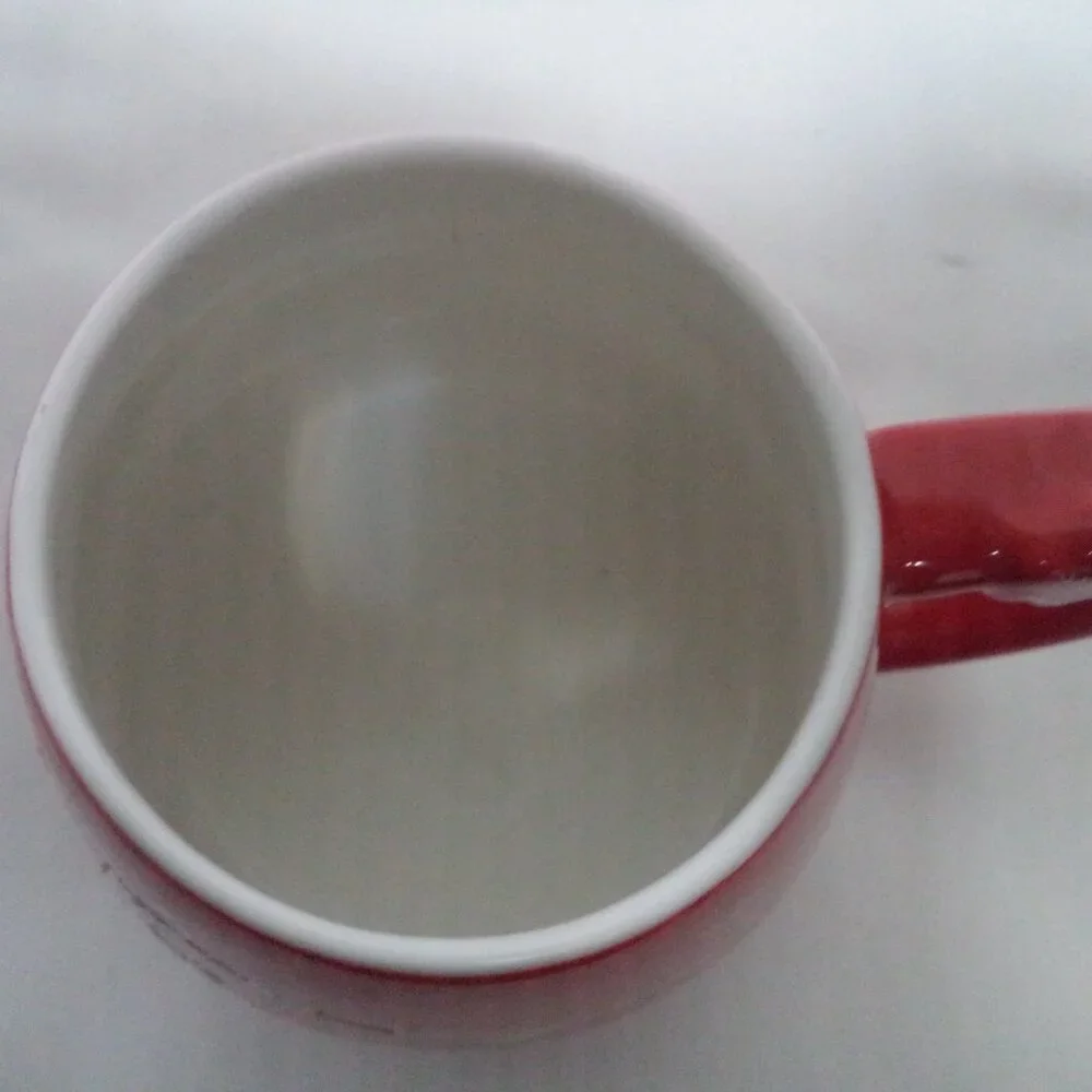 Christmas Tree lidded Mug Cup Snowflakes Stars Reindeer Bells ceramic straw hole